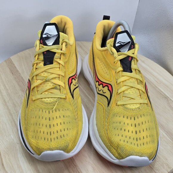 Size 10- Saucony Women's Kinvara 13 Running Shoe, VIZIGLD/VIZIRED, - Picture 4 of 10